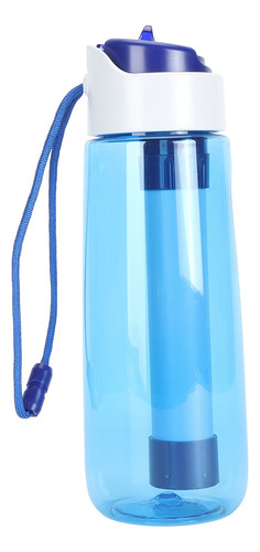 Botella De Filtro De Agua Deportiva De 750 Ml De Fibra De Ca