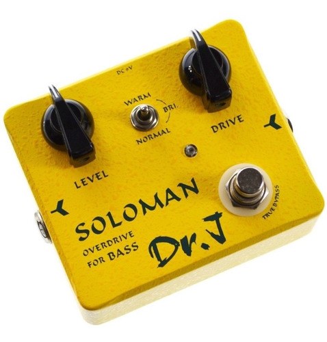 Pedal Efecto Dr.j D52 Soloman Bass Overdrive Para Bajo