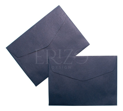 100 Sobres Azul Marino Tarjetas Personales 7x10,5cm 90gr