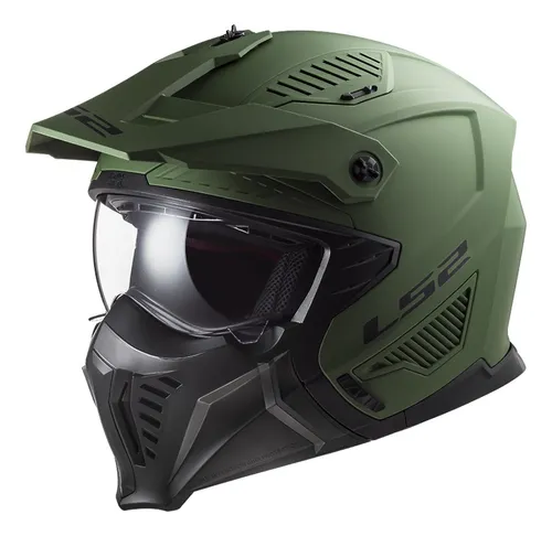 Casco Moto Ls2 Of606 Cross City Drifter Modular Militar