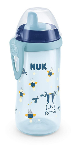 Vaso Nuk Kiddy Cup Luminoso Night Con Pico Rigido +12m 300ml