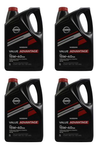 20 Litros Aceite Mineral 15w40 Nissan Clio Sport 2019