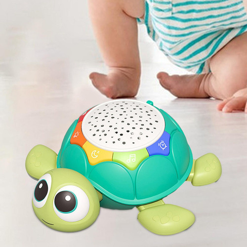 New Juguete Para Gatear Tortuga Con Música Para Bebés 2024