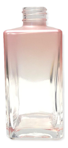 Vaso cuadrado genérico de 250 ml Rose New Degrade (sin válvula), color rosa