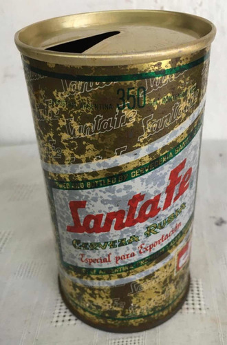 Lata De Chapa Cerveza Santa Fe