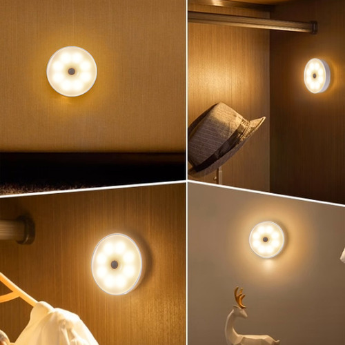 Luz Con Sensor De Movimiento En L Para Interiores, Led Usb,