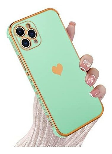 Kanghar iPhone 11 Pro Funda Para Mujer Chica, Plating M3255