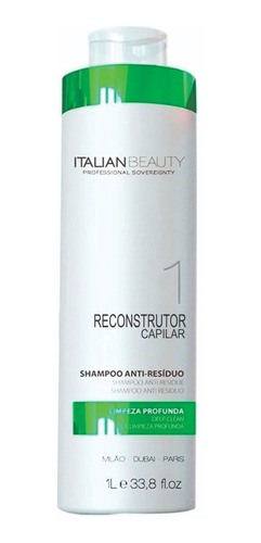 Shampoo Anti Resíduos Italian Bealty Pre Tratamento Detok