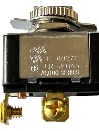 10a Lever Switch, On/off , 3/4hp , 125-250vac , R13-414a Ccf