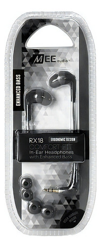 Auriculares intraurales estéreo Mee Audio Rx18 Return Black