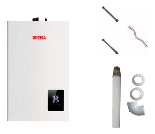 Calefon A Gas 14l Tbf Peisa Y Kit De Instalacion Fv Alarsa
