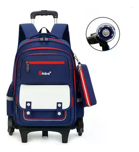 Mochila Escolar Con Ruedas Desmontable Ak Sport