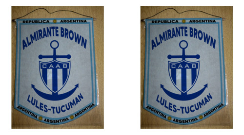 Banderin Grande 40cm Almirante Brown Lules