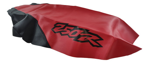 Tapizado Honda Xr 250r 98' Rojo Y Negro Letras Negras