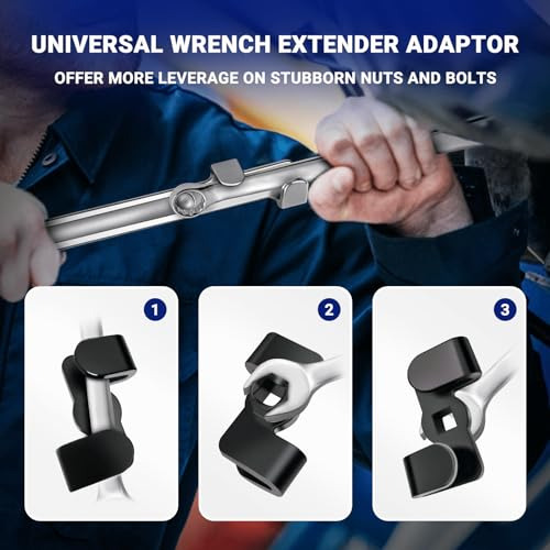 Barra De Extensión De Llave Universal Con Adaptador De Exten
