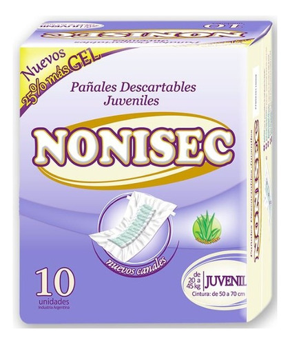 Nonisec Pañal Juvenil Unisex X 10u Magistral Lacroze