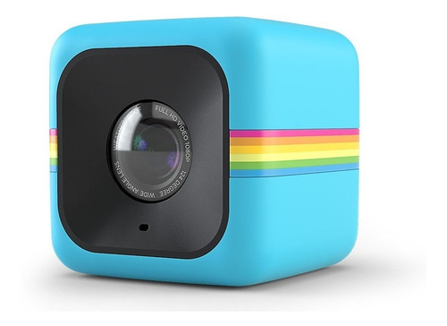 Câmera De Ação Full Hd Cube Azul Polaroid Polcubelsbl