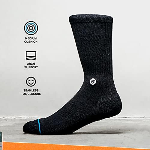 Calcetines Stance Crew Intro (grandes, Blancos)