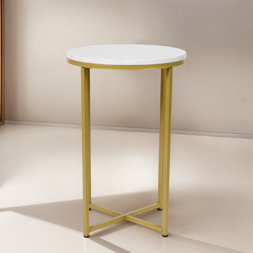Flash Furniture Hampstead Collection End Table - Modern Whit