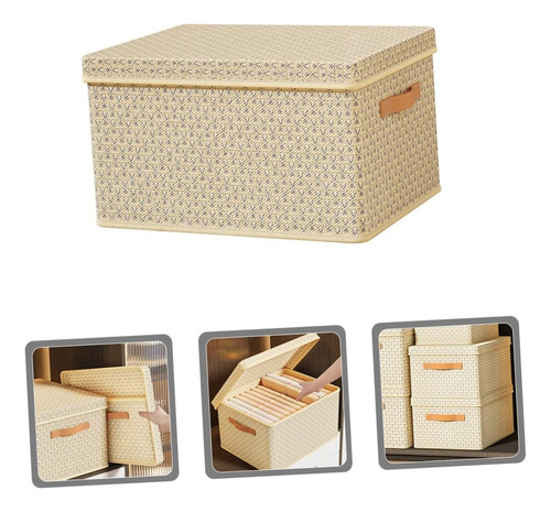 Wyq Caja De Almacenamiento Plegable Lavable Con Tapa