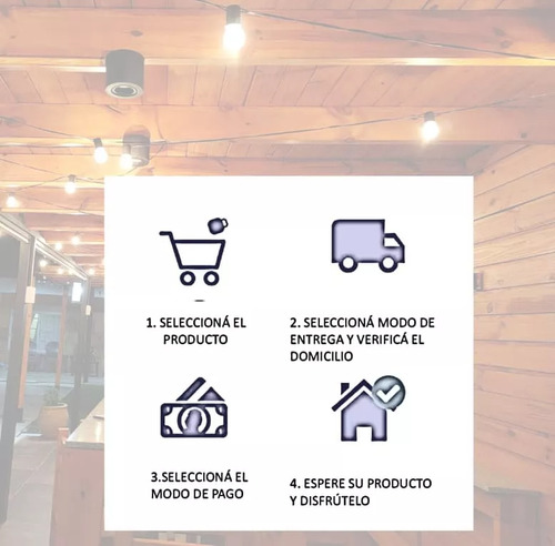 Guirnaldas De Luces 10 Metros + Alargue Doble 1.5 Metros Blanco Luz Fria