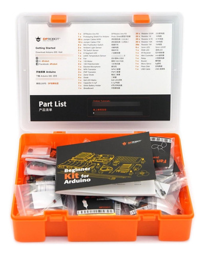 Kit De Inicio Arduino Con 15 Tutoriales De Proyectos