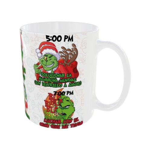  Tazón Taza Navidad El Grinch Mmm... Estoy Ocupado! Frases