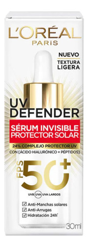 Loréal Paris Sérum Protector Solar Uv Defender Fps 50 +