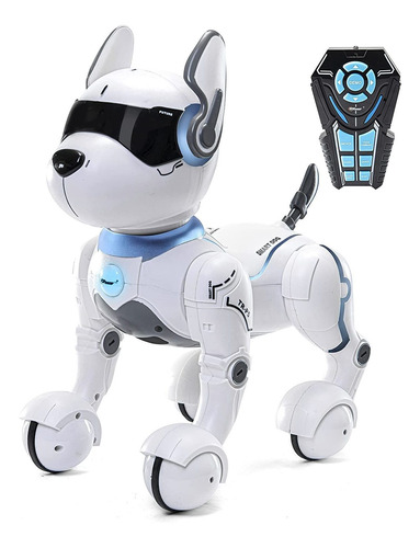 Perro Robot A Control Remoto Top Race, Control Por Voz