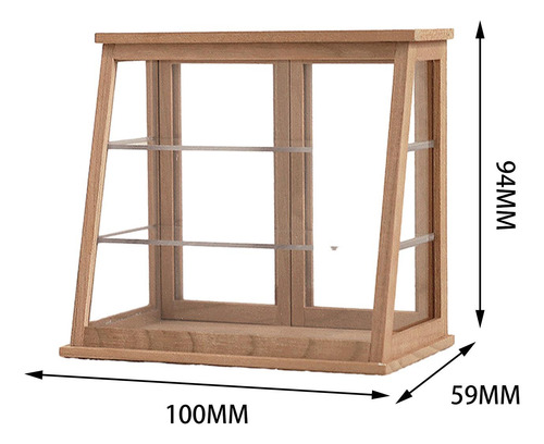 Vitrina De Panadería En Miniatura De 3 Niveles, Estilo C