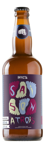 Cerveja artesanal Invicta Saison 500ml