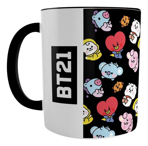 Taza Bt21 Black