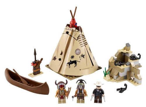 Todobloques Lego 79107 Lone Ranger Campamento Comanche !!