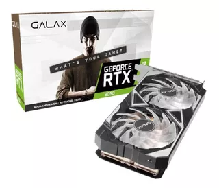 Placa De Vídeo Galax Geforce Rtx 3050 Ex Oc, 8gb Gddr6