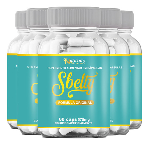 Kit 3 Sbelty Suplemento Premium 60 Capsulas - Original Sbelty Site Oficial