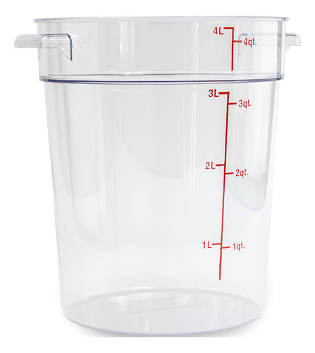 Recipiente Policarbonato Redondo 4qt Caledonia Repore-4