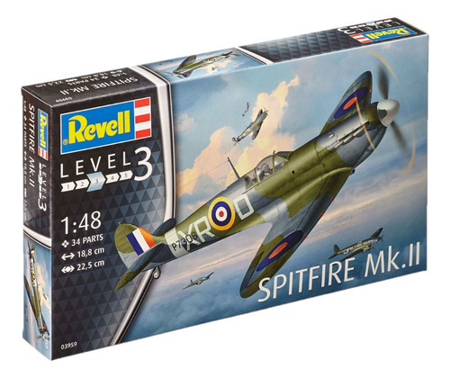 Supermarine Spitfire Mk.ii By Revell Germany # 3959  1/48
