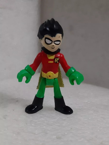 Dc Imaginext Lote Teen Titans Raven Y Robin Envió Grats Mr34 (Usado)
