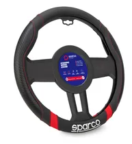 Comprar Cubre Volante Forro De Timon  Fibra Carbono Sparco Sps132rd