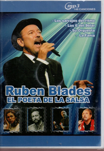 Cd-mp3 Ruben Blades El Poeta De La Salsa 100 Exitos Original