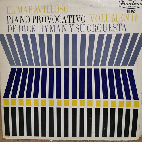 Disco Lp Dick Hyman- Piano Provocativo Vol.2