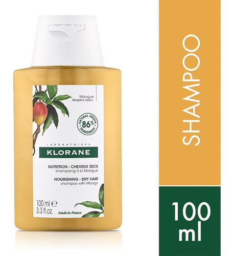 Shampoo Klorane De Mango X 100 Ml