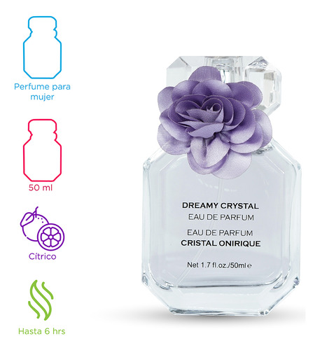 Miniso Perfume Para Mujer Crystal Dreamy 50 Ml