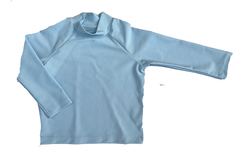 Polera Uv50+ De Niño  Celeste