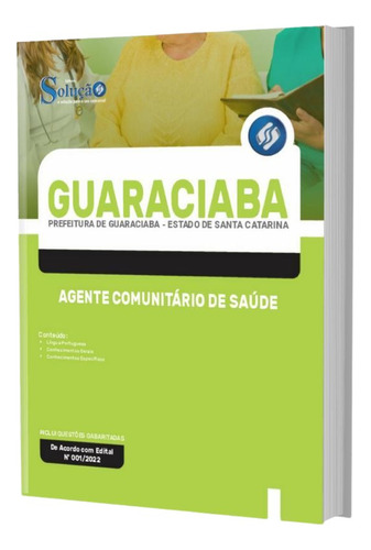 Apostila Concurso Guaraciaba Sc Agente Comunitário De Saúde