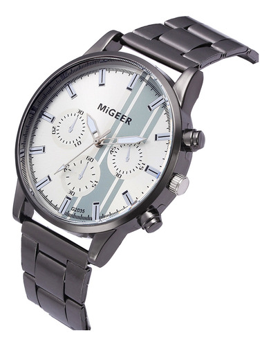 Reloj De Pulsera Migeer S^simple, Negro, Azul Y Blanco, Acer