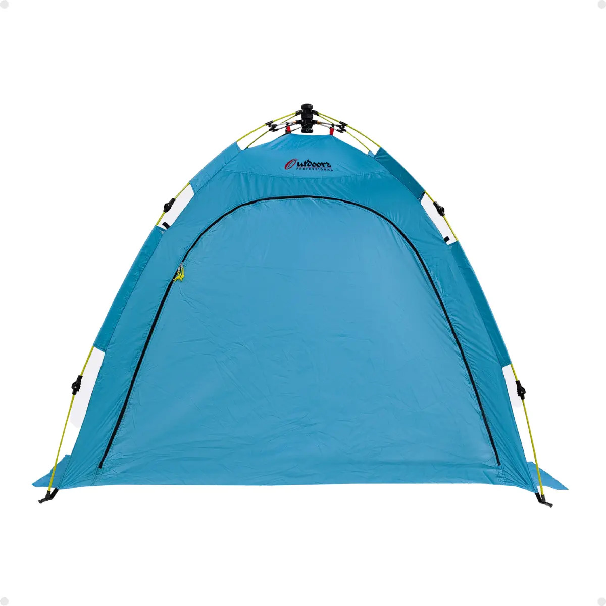 Carpa Playera Outdoor Refugio Automática Uv50 Playa Camping Color Celeste