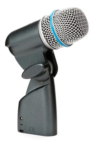 Microfono Bobina Movil Beta 56a Shure Color Negro