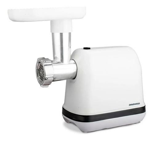 Imagen 3 de 6 de Picadora De Carne Daewoo 1200w 3 Discos Acero Inox - Embutid