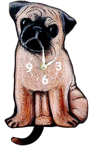 Cola De Balanceo - Reloj De Péndulo Diseño De Perro Pug